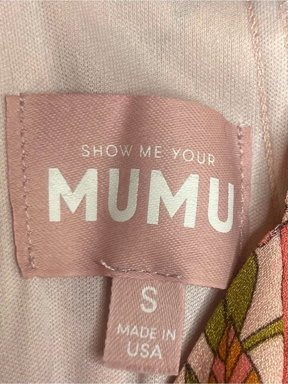 Show Me Your MuMu Linds Retro Midi Dress In Pretty Poppy Size Small